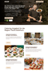 Website-Screenshot von Steiner Party Catering mit Angeboten für Hochzeiten, Firmenanlässe und private Feste in der Region Thal.