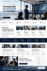 Website der Stratovis Consulting mit Text zu Transformation und Strategie sowie Bildern von Beratern und Berglandschaften.