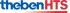 thebenHTS Logo, blauer Text "theben", roter Text "HTS", darunter ein Farbverlauf.