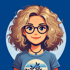 Comicbild von der Rezeptionistin Elke
