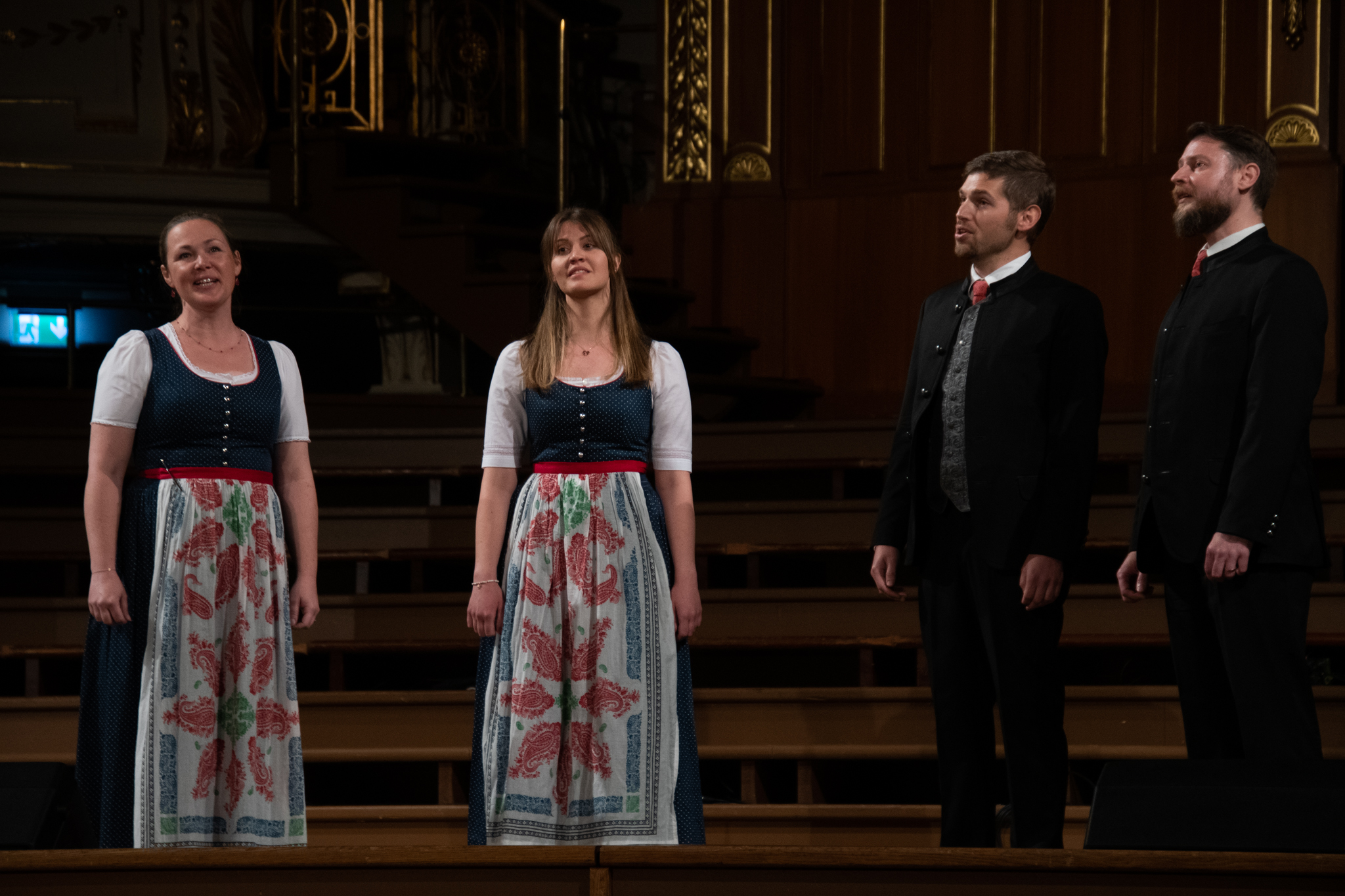 Close harmony from Quarinthia during the Long Night of Choirs, Voices of Spirit 2021, Graz