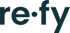 Das Wort "re.fy" in dunkelblau auf weißem Hintergrund.