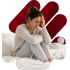 Woman feeling stressed due to hormone imalance