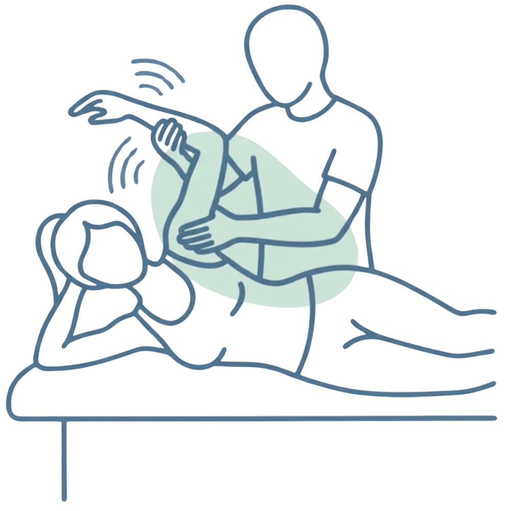 Illustration zur Leistung Krankengymnastik (KG)