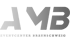 AMB Eventcenter Braunschweig Logo in dunklem Grau auf grünem Hintergrund.