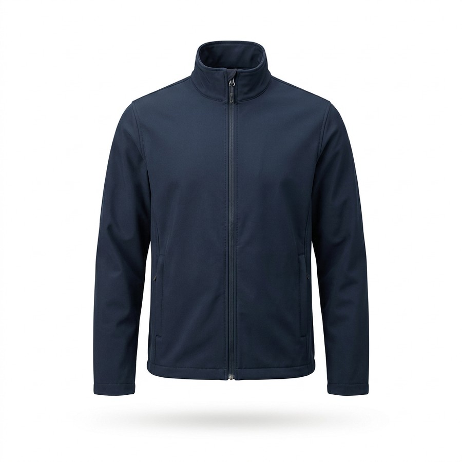 Dunkelblaue Softshelljacke