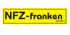 NFZ-franken GmbH Logo auf gelbem Hintergrund.