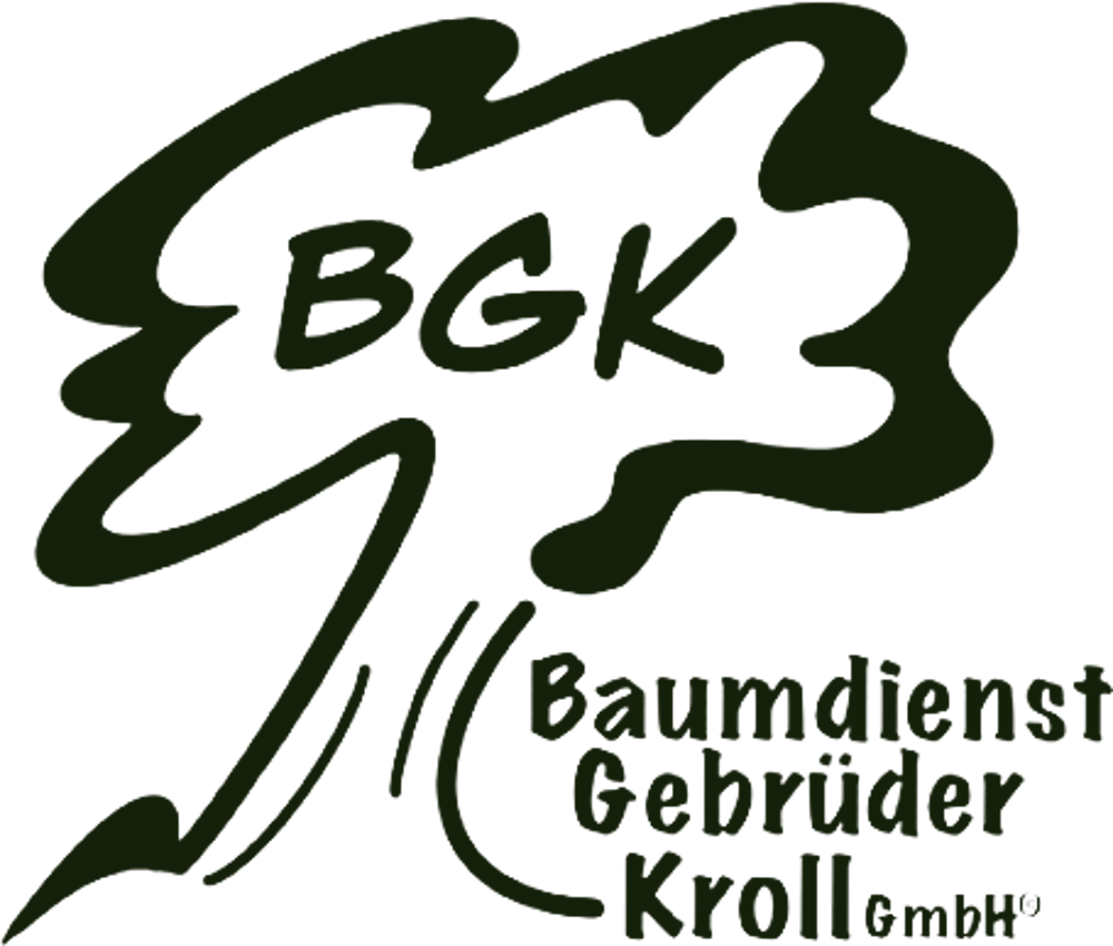 BGK Baumdienst Gebrüder Kroll GmbH® Logo in Form eines Baumes.