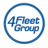 Blaues 4Fleet Group Logo in einem blauen Kreis.
