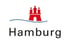 Rotes Schloss-Logo mit drei Türmen über einer blauen Wellenlinie und dem Wort „Hamburg“ darunter.
