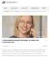 Ein Artikel eines Magazines, in dem Jennifer Frenken erwähnt wird.