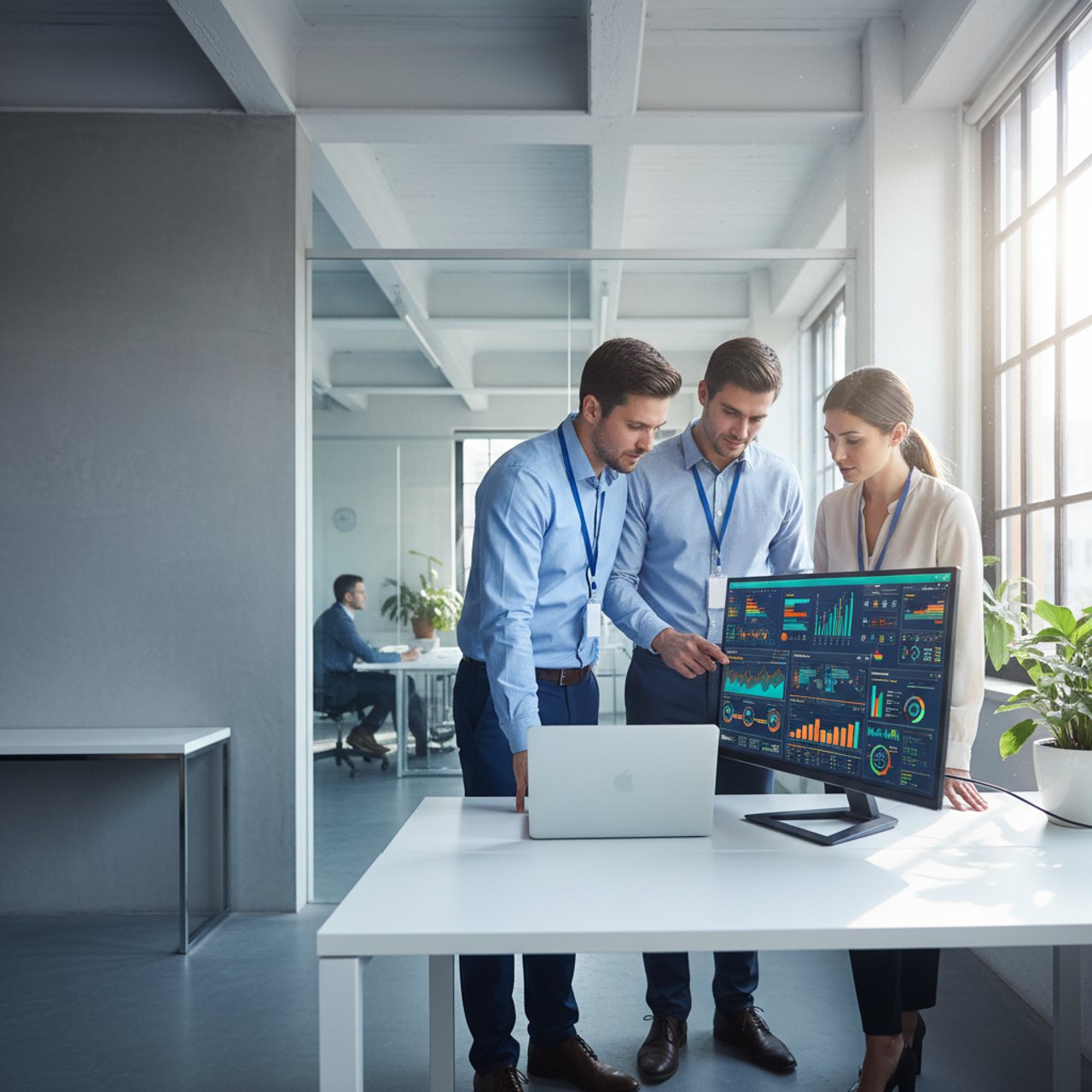 IT-Team bei der Systemüberwachung