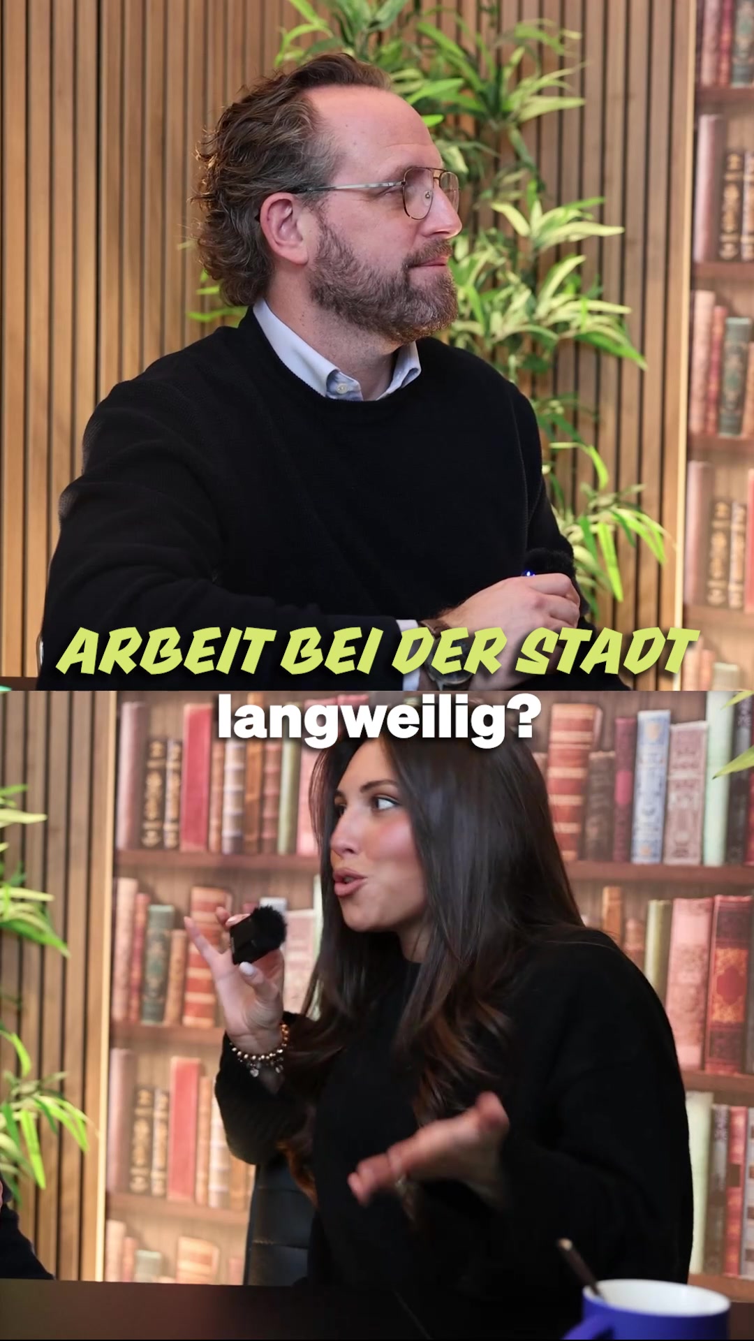 Standbild aus dem Video im Duo-Format über Vorurteile beim Arbeiten für die Stadt Cottbus