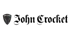 Schwarzes John Crocket Logo mit einem Wappen links, das "John Crocket" und eine stilisierte Blume zeigt.
