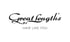 Great Lengths Logo mit "Great Lengths" in Schreibschrift und "HAIR LIKE YOU" darunter.