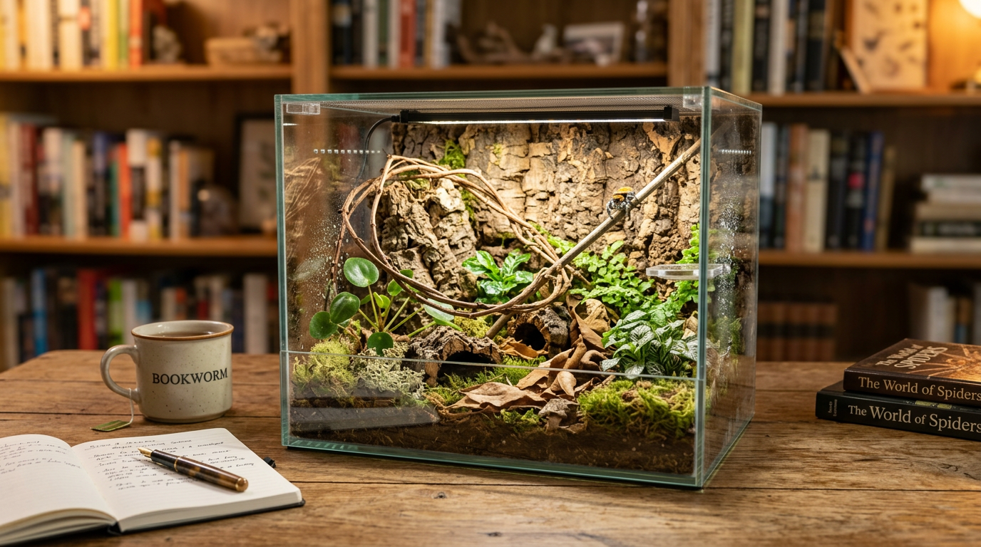 Terrarium einrichten
