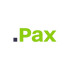 Das Logo zeigt den Text „.Pax“ in Grün auf dunkelgrünem Hintergrund.