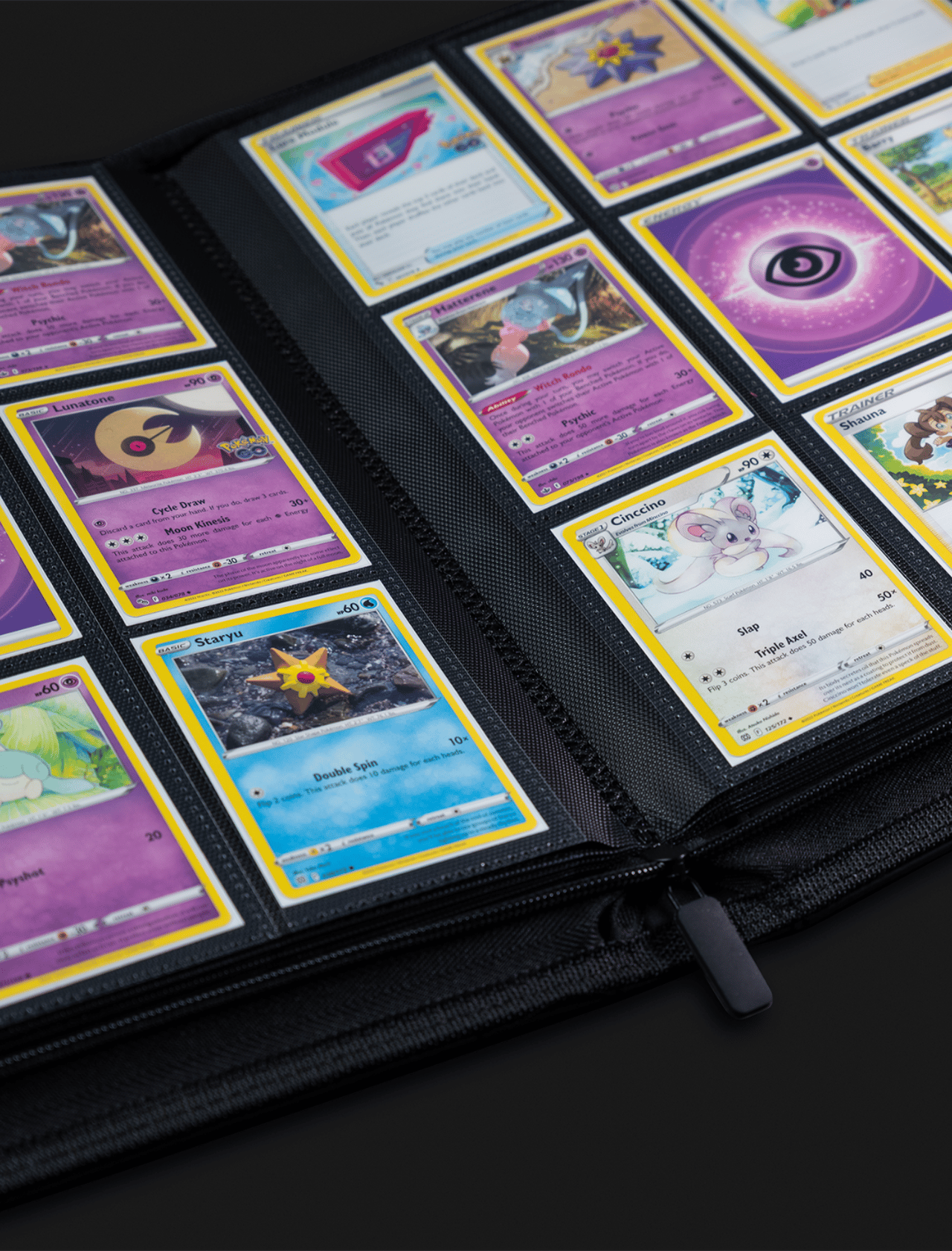 Lunar Shadow 9-Pocket Trading Card Binder