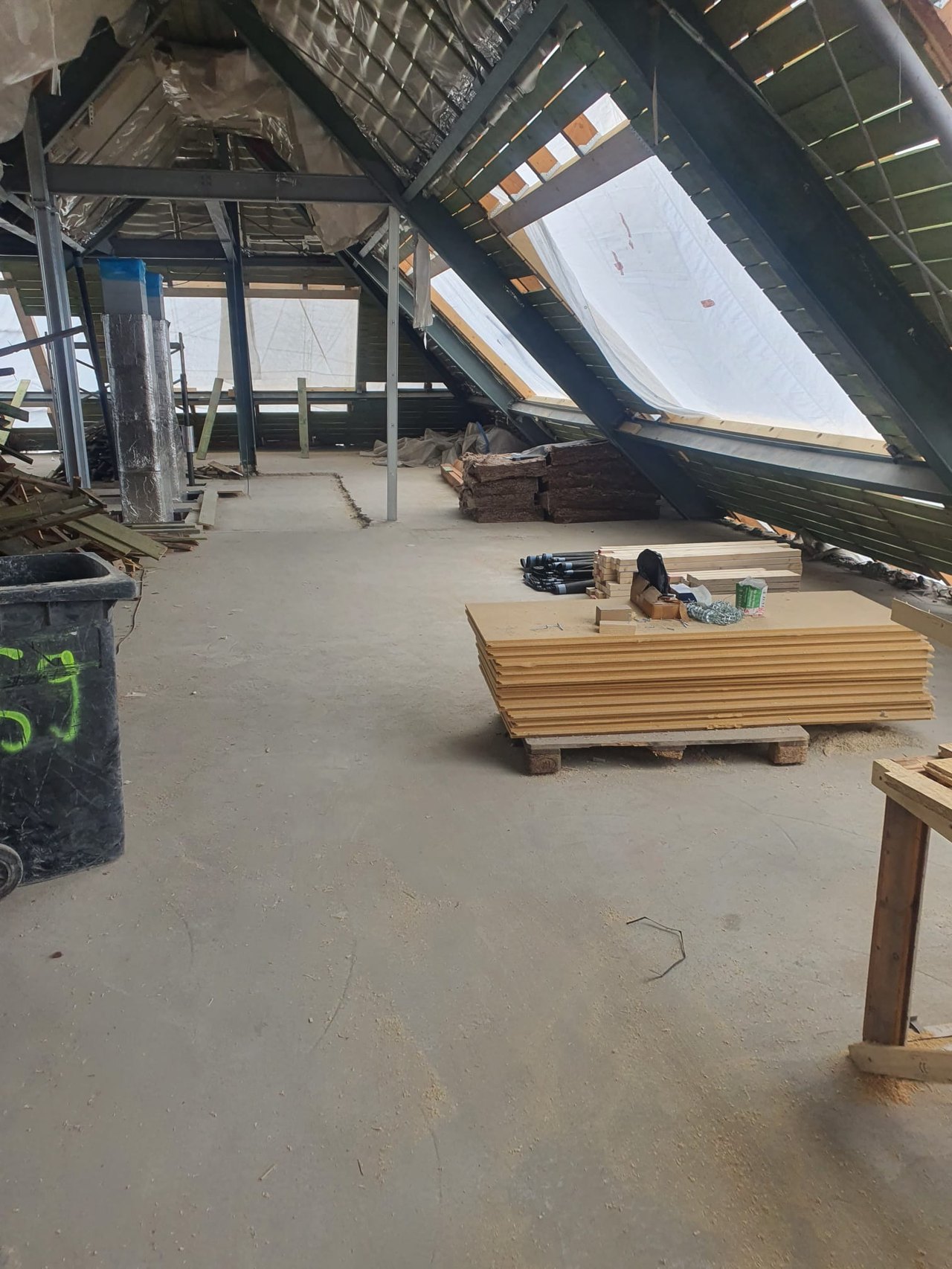 Dachboden Baustelle