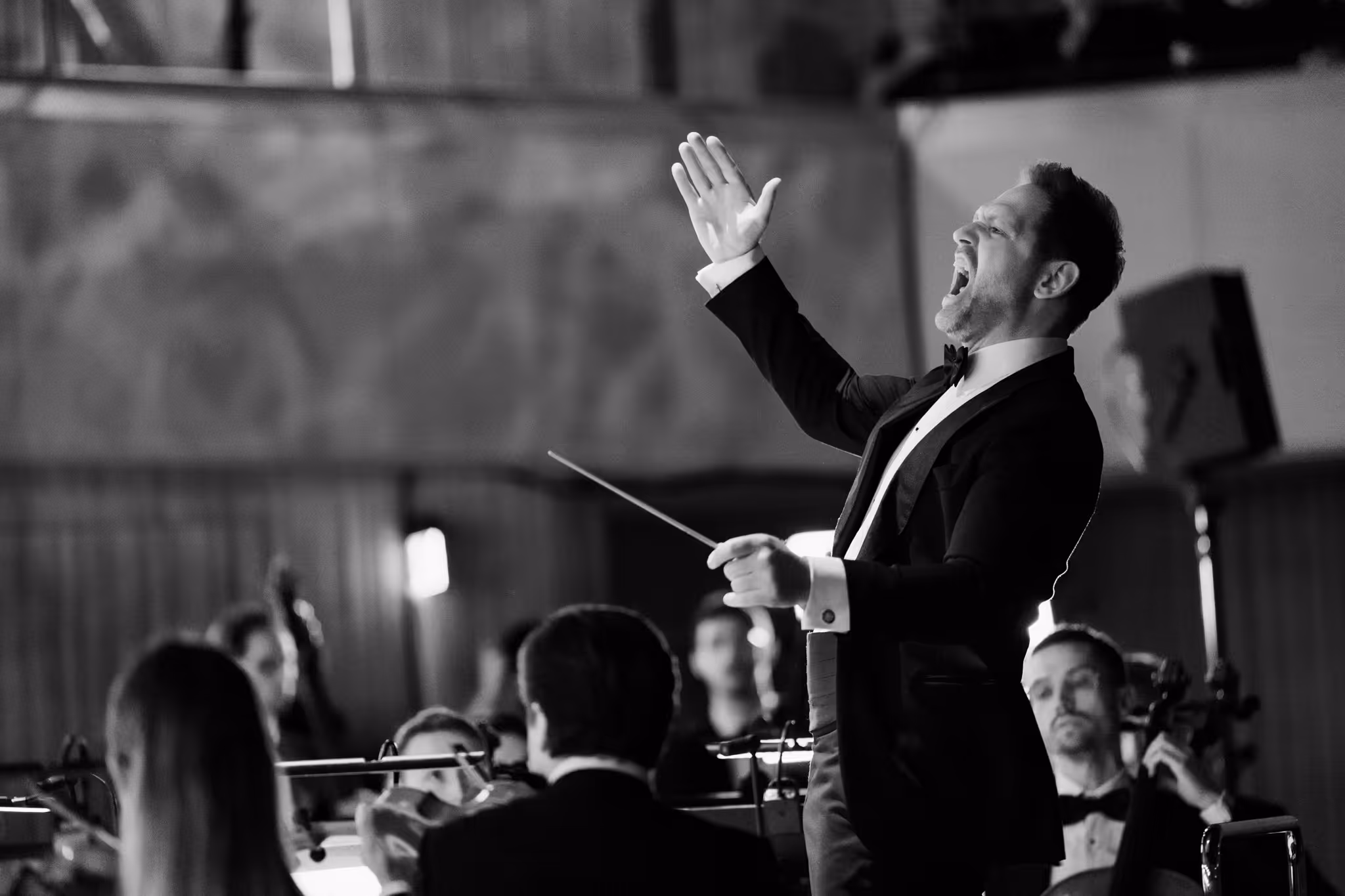 Rasmus Krigström conducting