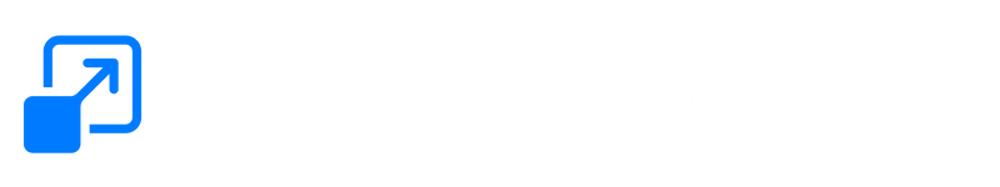 Blaues Symbol eines Pfeils, der aus einem Quadrat herausragt, neben dem weißen Text "OnlineFörderung.at" auf grünem Hintergrund.