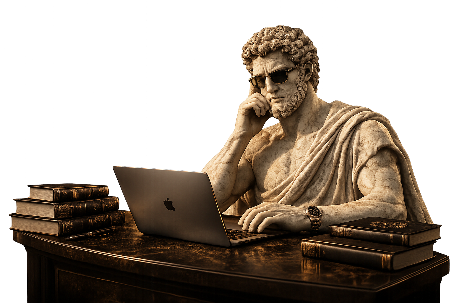 Barry working remotely