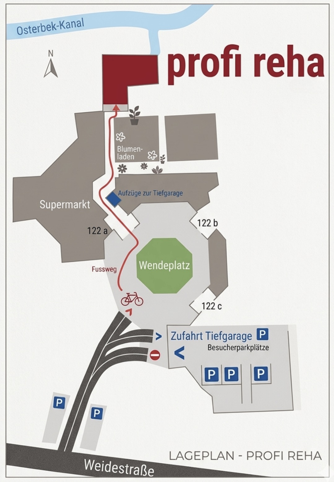 Lageplan profi reha