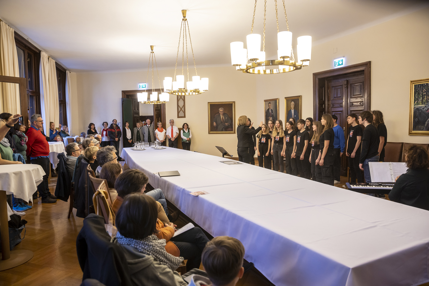 CHORÖSI in the senate hall of the Rathaus Graz, Long Night of Choirs, Voices of Spirit 2023