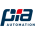 Blaues "PIA" Logo mit rotem Punkt über dem "i" und dem Wort "AUTOMATION" darunter.