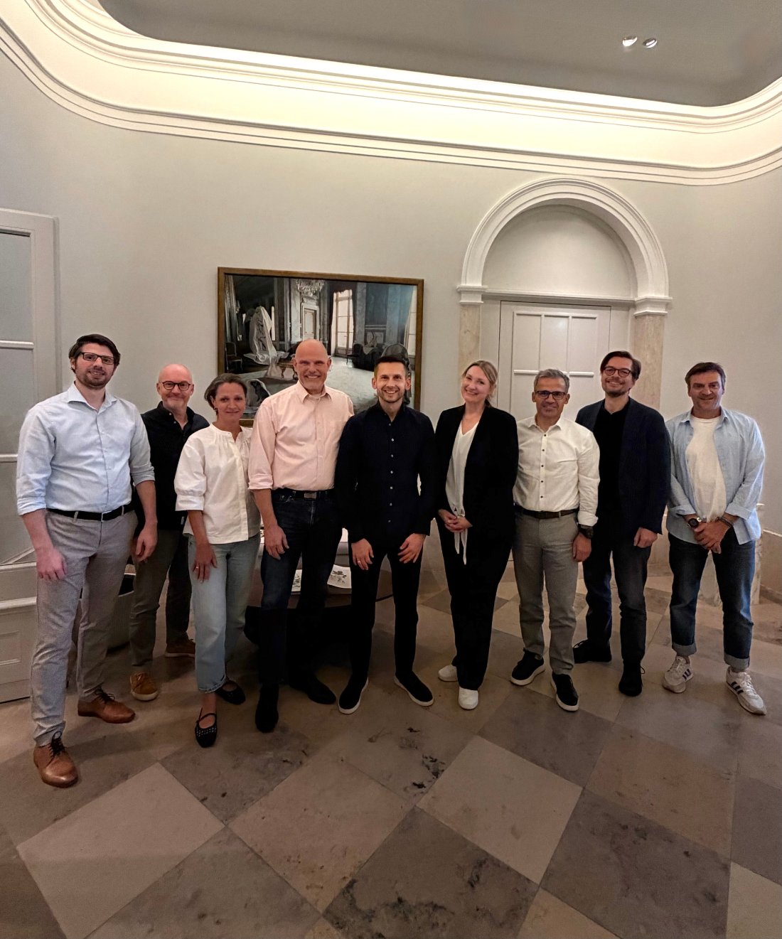 Die Teilnehmer des zweiten Vor-Ort Workshops im Rosewood München am 12. September 2026