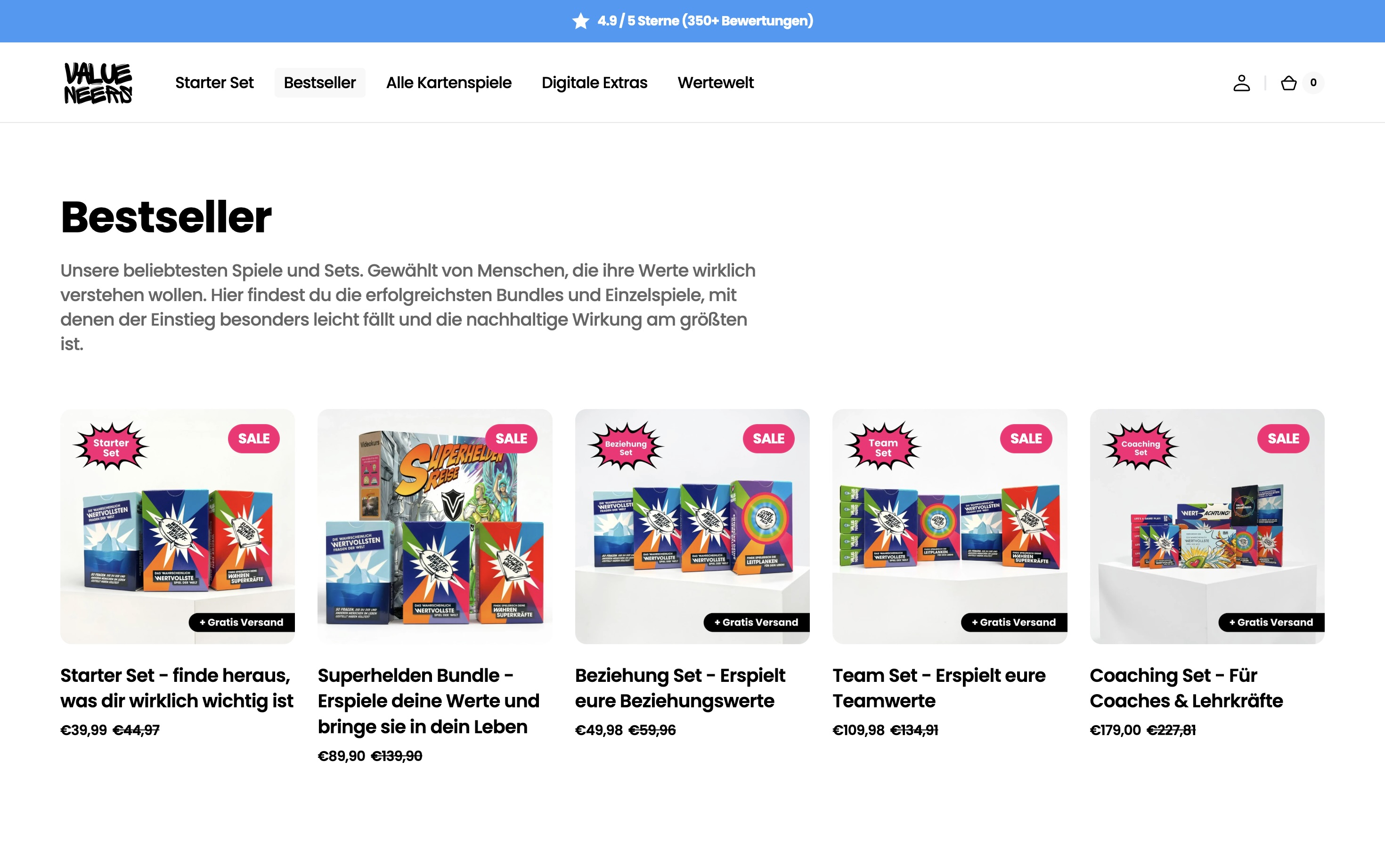 Valueneers Shop