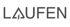 Graues LAUFEN Logo mit einem dreieckigen A, das einen Pfeil nach oben im Buchstaben L bildet.