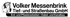 Logo: Volker Messenbrink Tief- und Straßenbau GmbH mit Maulwurf und Schaufel, darunter Erd-, Pflaster-, Kabel- und Kanalbau.