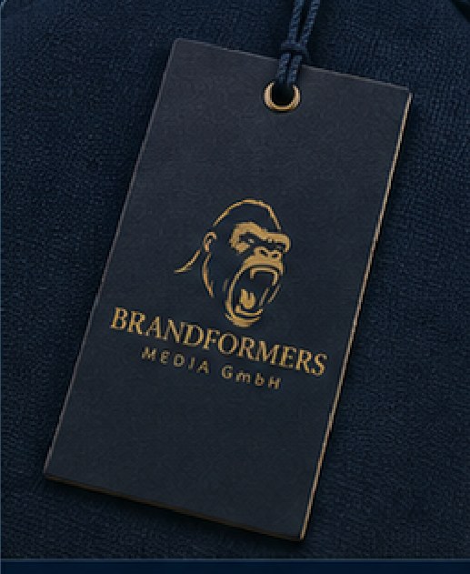 Hangtag mit Brandformers Logo