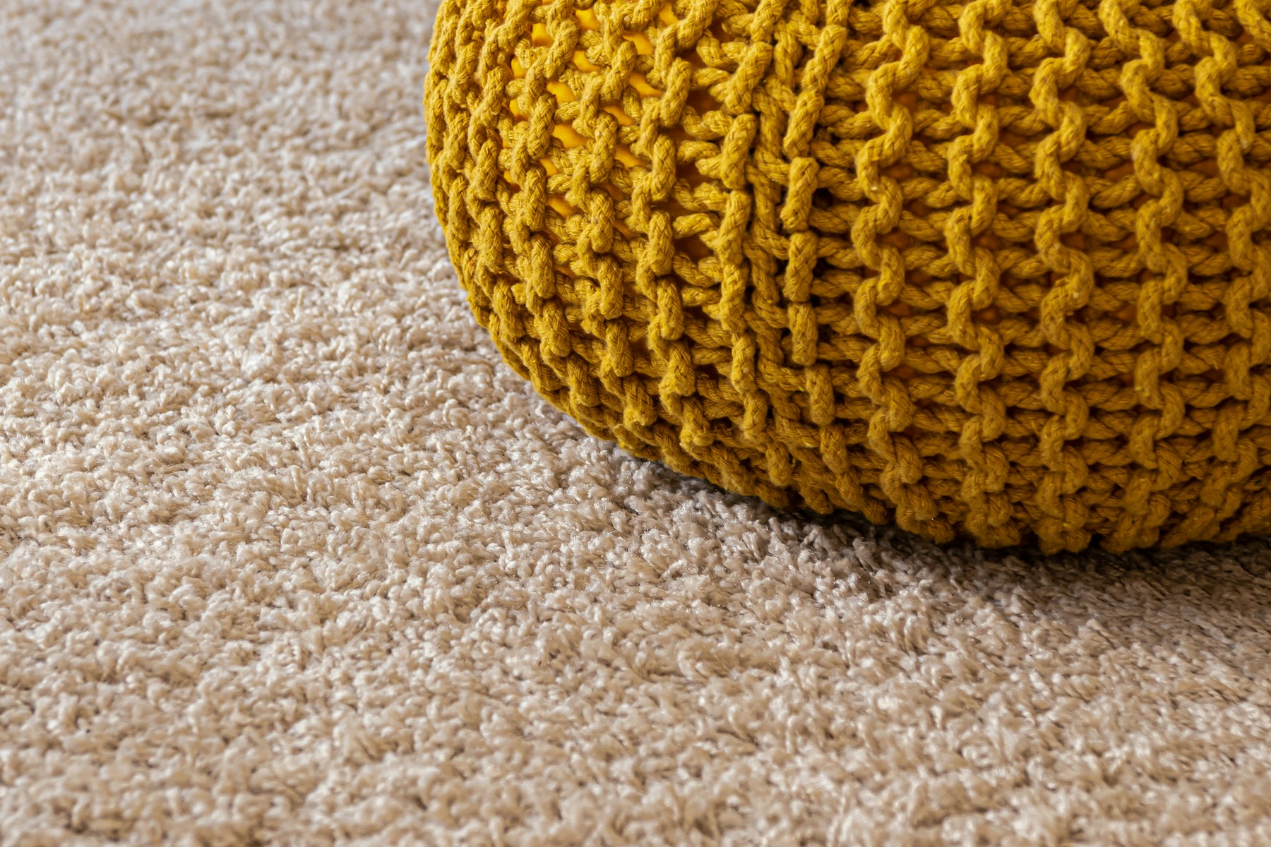 Newly installed carpet in a Santa Clara living space