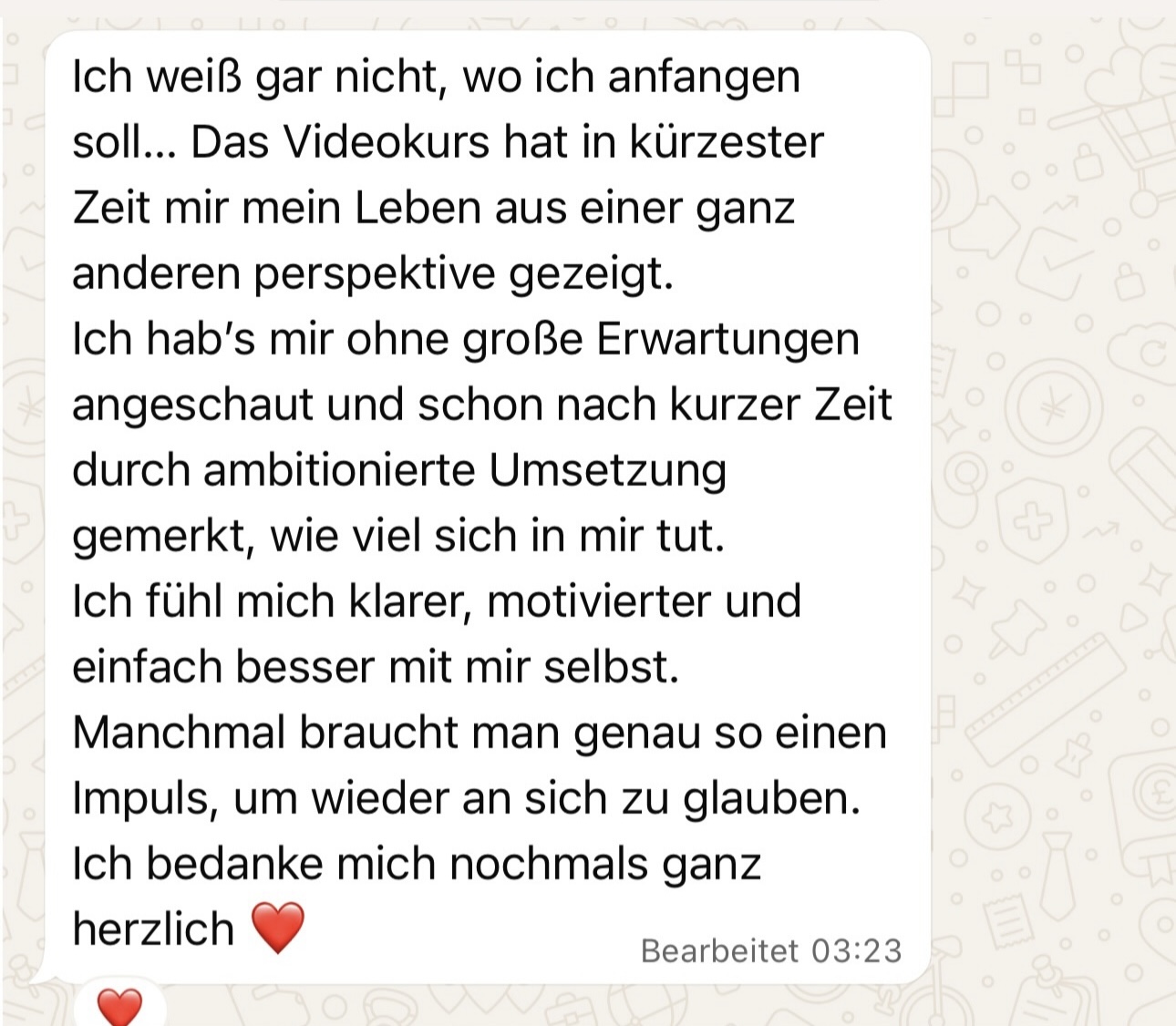 Kundenfeedback WhatsApp