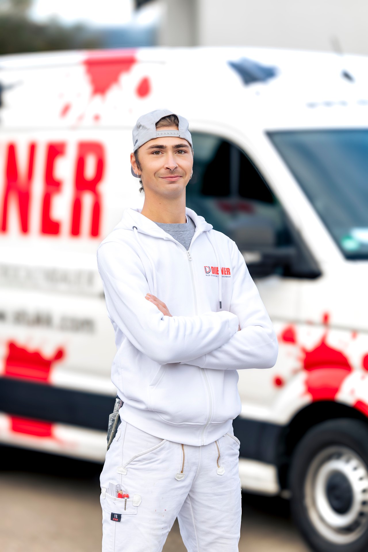 Maurice Franke, Stuckateur bei Diener Maler Stuckateure
