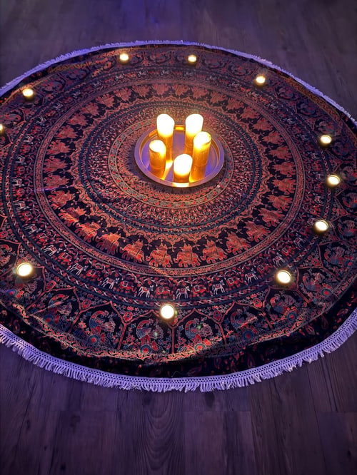 Mandala & Kerzenlicht