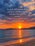 Sonnenuntergang am Meer mit Spruch: Fühle was es mit dir macht und du bist frei!