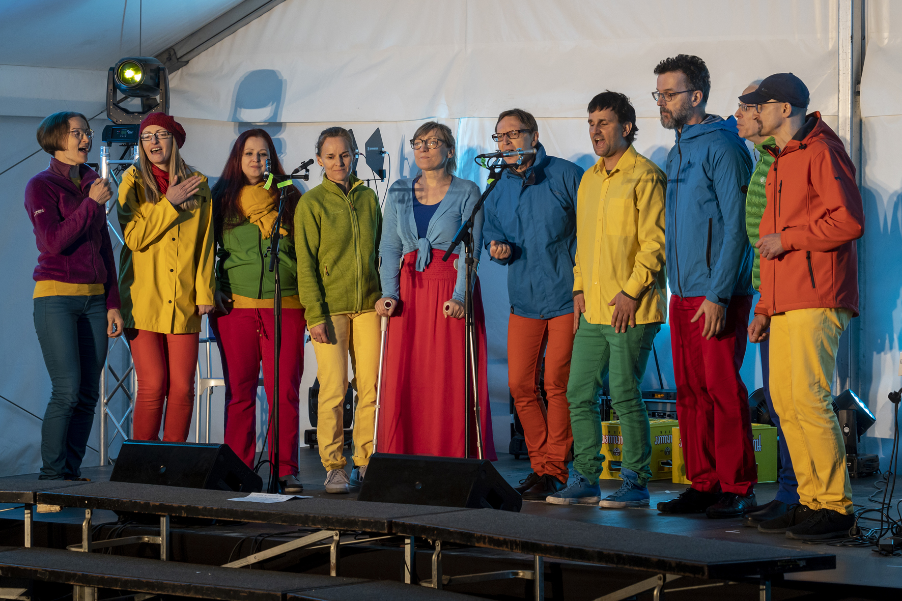 vocalternative on the Long Night stage in Graz, Voices of Spirit 2023