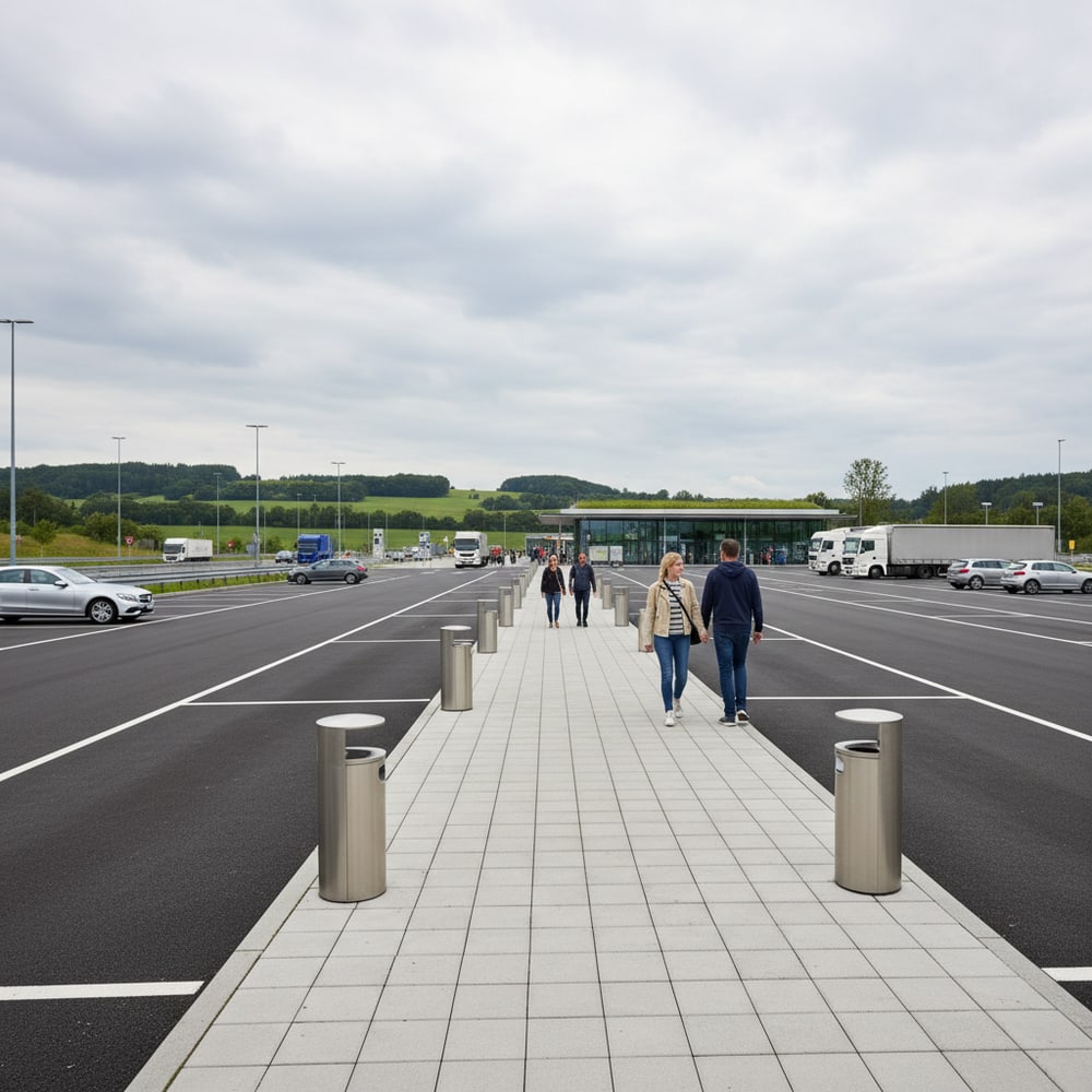 Rastanlagen- und Parkplatzpflege