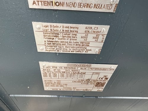 Siemens Motor 1PH8356-1 MB10-2BU0-Z (Neu, Bj. 2019)
