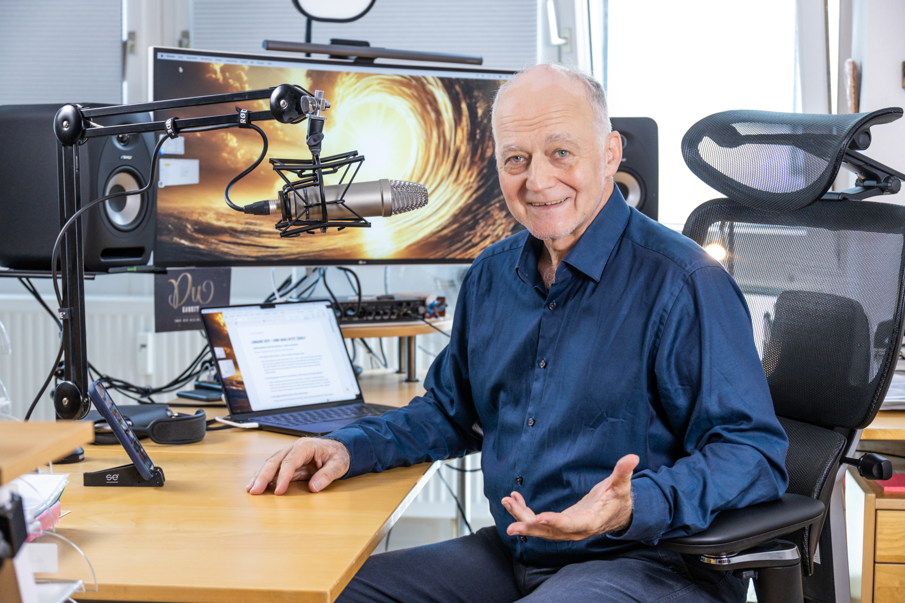 Holger Eckstein bei der Arbeit