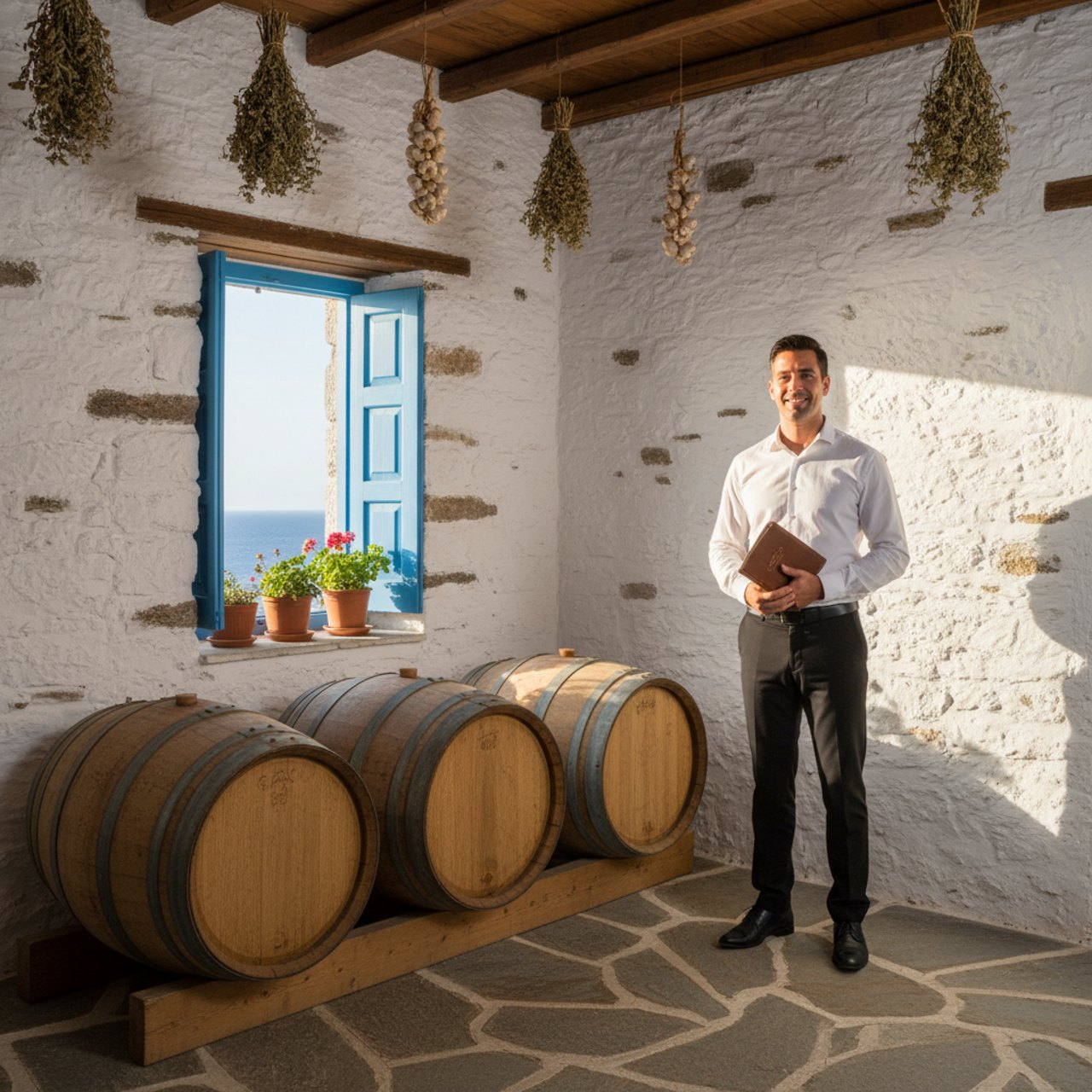 Mediterrane Taverne mit authentischer Atmosphäre