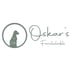 Green logo: stylized dog in a circle next to "Oskar's" in script above "Familielädeli."