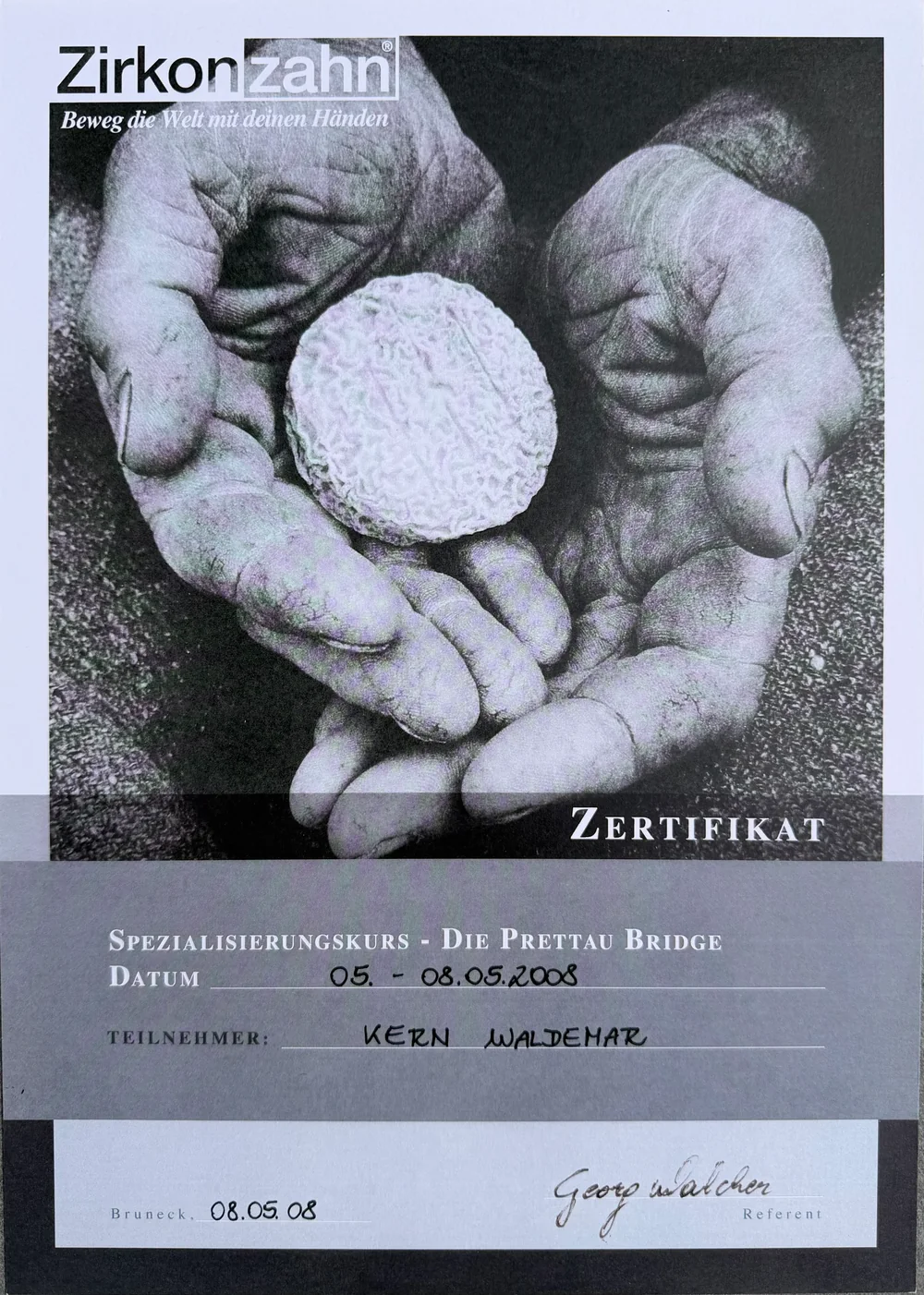 Fortbildungszertifikat 20 von ADU-Dental
