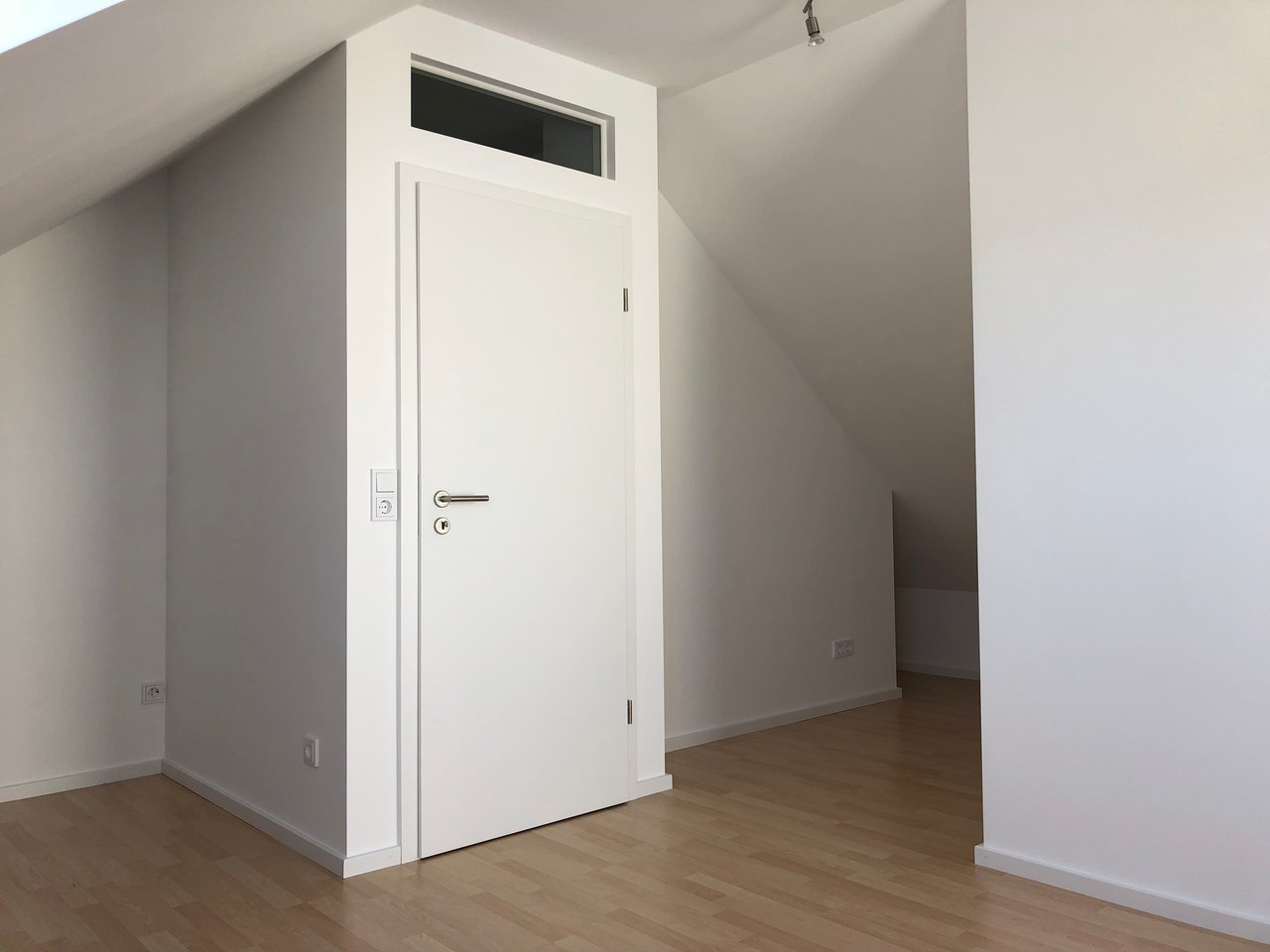 Trennwand im Rohbau