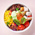 Salat Bowl mit gesunden Lebensmitteln