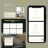 Bildschirmansicht der YLVA PRODUCTION Webseite mit Logo und Text "Exklusives Webdesign & Branding"