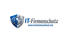 IT-Firmenschutz Logo mit blau-silbernem Schild, Vorhängeschloss und Text "IT-Firmenschutz Absicherungs-Makler".